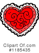 Valentine Heart Clipart #1185435 by lineartestpilot
