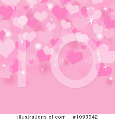 Heart Background Clipart #1090942 by Pushkin