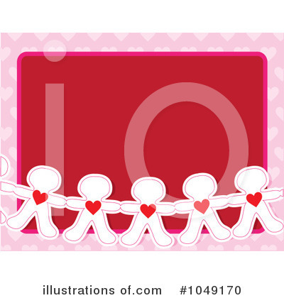 Valentine Background Clipart #1049170 by Maria Bell