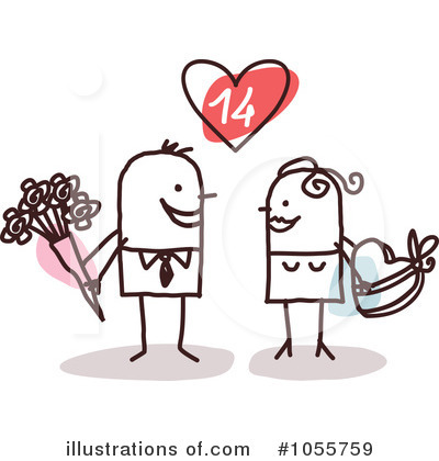 Royalty-Free (RF) Valentines Day Clipart Illustration by NL shop - Stock Sample #1055759