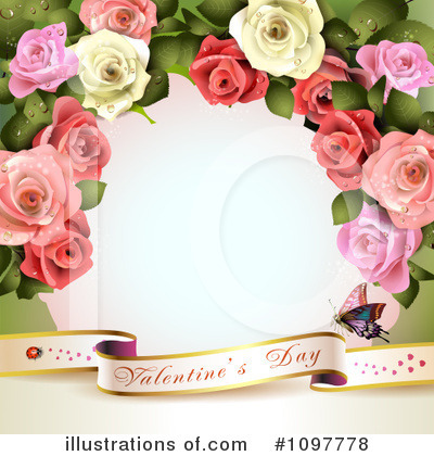 Royalty-Free (RF) Valentines Day Clipart Illustration by merlinul - Stock Sample #1097778