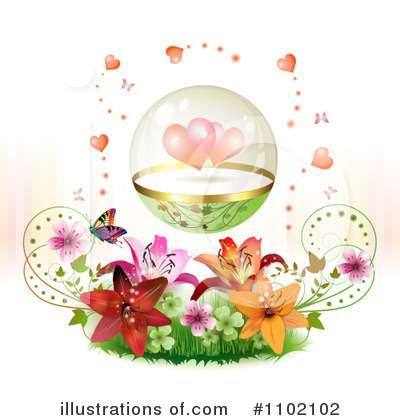 Royalty-Free (RF) Valentines Day Clipart Illustration by merlinul - Stock Sample #1102102