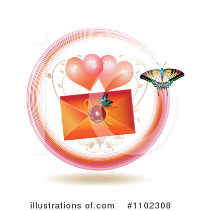 Royalty-Free (RF) Valentines Day Clipart Illustration by merlinul - Stock Sample #1102308