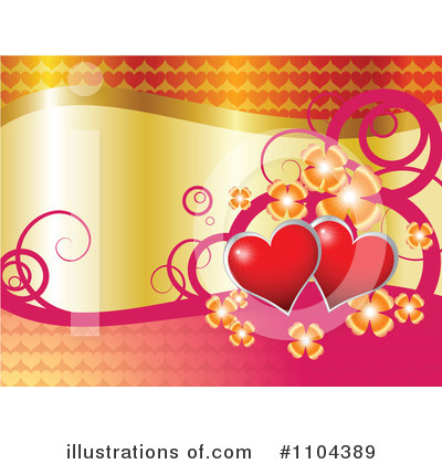 Royalty-Free (RF) Valentines Day Clipart Illustration by merlinul - Stock Sample #1104389