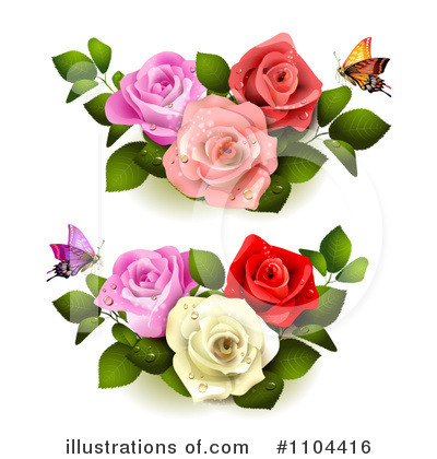 Royalty-Free (RF) Valentines Day Clipart Illustration by merlinul - Stock Sample #1104416