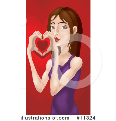 Royalty-Free (RF) Valentines Day Clipart Illustration by AtStockIllustration - Stock Sample #11324