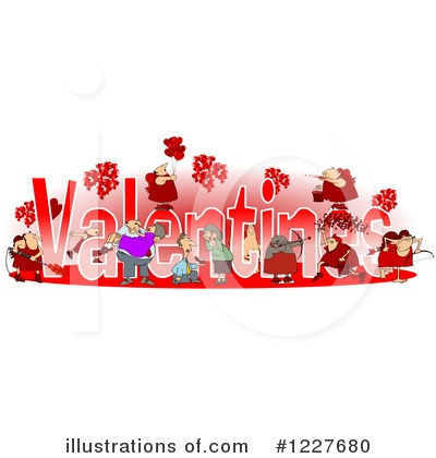 Royalty-Free (RF) Valentines Day Clipart Illustration by djart - Stock Sample #1227680