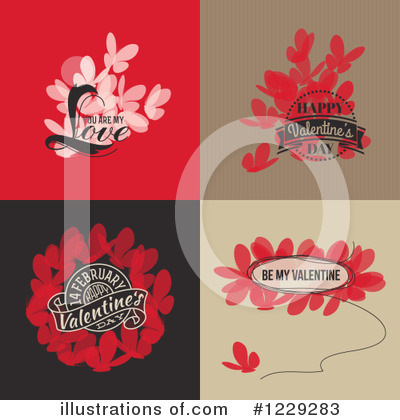 Royalty-Free (RF) Valentines Day Clipart Illustration by elena - Stock Sample #1229283