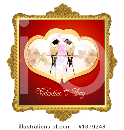 Love Birds Clipart #1379248 by merlinul