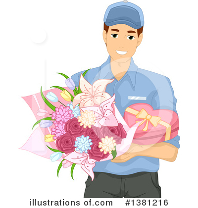 Delivery Man Clipart #1381216 by BNP Design Studio