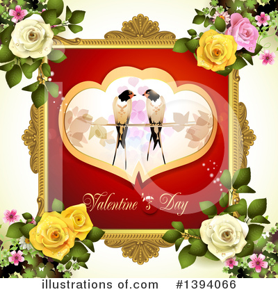 Royalty-Free (RF) Valentines Day Clipart Illustration by merlinul - Stock Sample #1394066