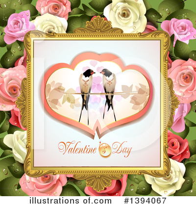 Royalty-Free (RF) Valentines Day Clipart Illustration by merlinul - Stock Sample #1394067