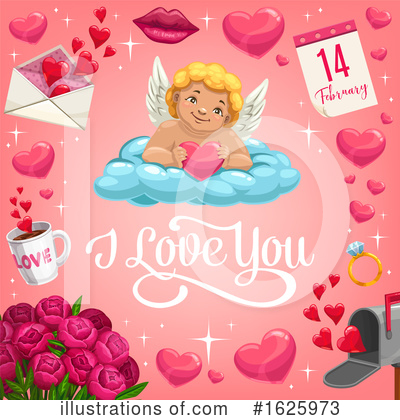 I Love You Clipart #1625973 by Vector Tradition SM