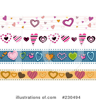 Royalty-Free (RF) Valentines Day Clipart Illustration by BNP Design Studio - Stock Sample #230494