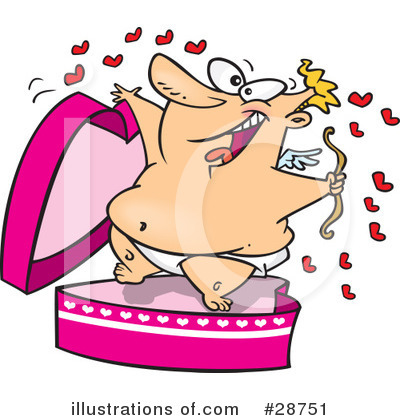 Royalty-Free (RF) Valentines Day Clipart Illustration by toonaday - Stock Sample #28751
