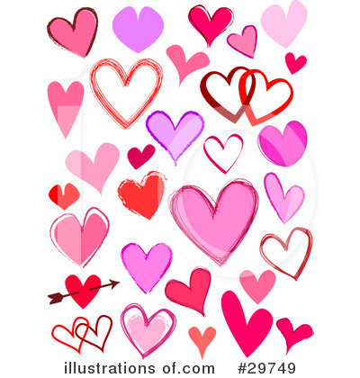 Royalty-Free (RF) Valentines Day Clipart Illustration by KJ Pargeter - Stock Sample #29749