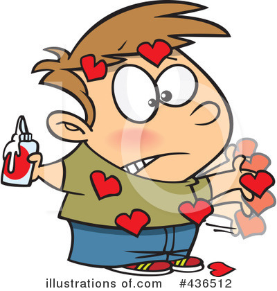 Royalty-Free (RF) Valentines Day Clipart Illustration by toonaday - Stock Sample #436512