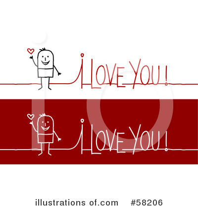 Royalty-Free (RF) Valentines Day Clipart Illustration by NL shop - Stock Sample #58206
