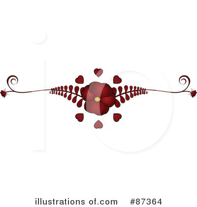Royalty-Free (RF) Valentines Site Header Clipart Illustration by elaineitalia - Stock Sample #87364