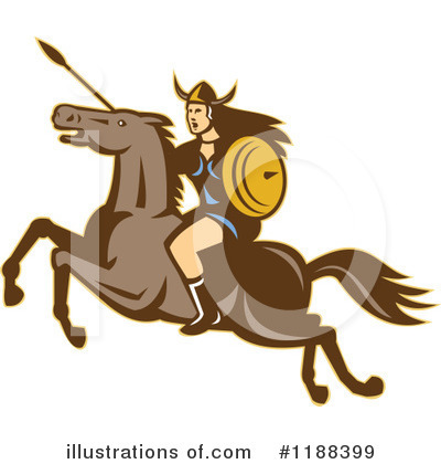 Royalty-Free (RF) Valkyrie Clipart Illustration by patrimonio - Stock Sample #1188399