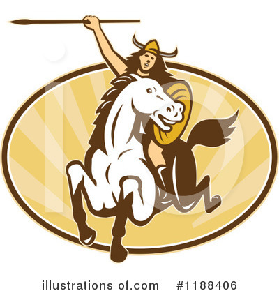 Horseback Clipart #1188406 by patrimonio