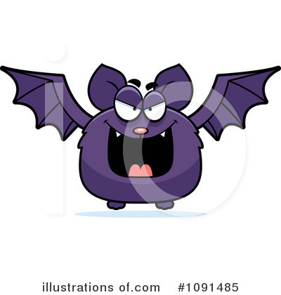 Royalty-Free (RF) Vampire Bat Clipart Illustration by Cory Thoman - Stock Sample #1091485