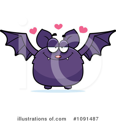 Royalty-Free (RF) Vampire Bat Clipart Illustration by Cory Thoman - Stock Sample #1091487