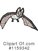 Vampire Bat Clipart #1159342 by lineartestpilot