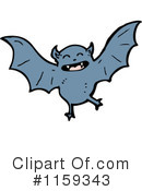 Vampire Bat Clipart #1159343 by lineartestpilot