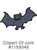 Vampire Bat Clipart #1159346 by lineartestpilot