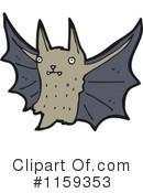 Vampire Bat Clipart #1159353 by lineartestpilot