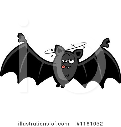 Flying Bat Clipart #1161052 by Cory Thoman