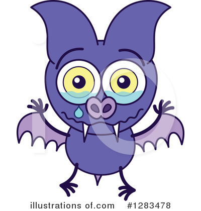 Royalty-Free (RF) Vampire Bat Clipart Illustration by Zooco - Stock Sample #1283478