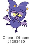 Vampire Bat Clipart #1283480 by Zooco