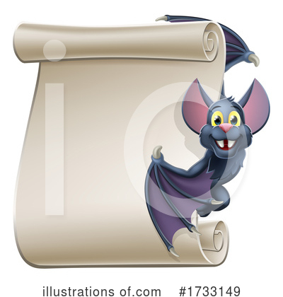 Bat Clipart #1733149 by AtStockIllustration