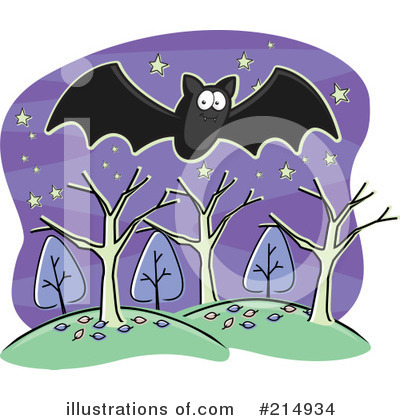 Royalty-Free (RF) Vampire Bat Clipart Illustration by Cory Thoman - Stock Sample #214934