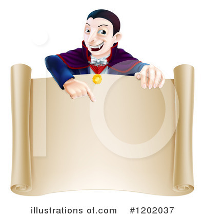 Royalty-Free (RF) Vampire Clipart Illustration by AtStockIllustration - Stock Sample #1202037