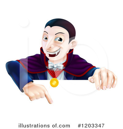 Royalty-Free (RF) Vampire Clipart Illustration by AtStockIllustration - Stock Sample #1203347