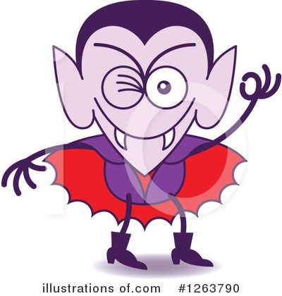 Royalty-Free (RF) Vampire Clipart Illustration by Zooco - Stock Sample #1263790