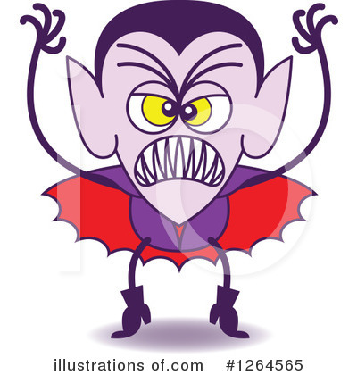 Royalty-Free (RF) Vampire Clipart Illustration by Zooco - Stock Sample #1264565