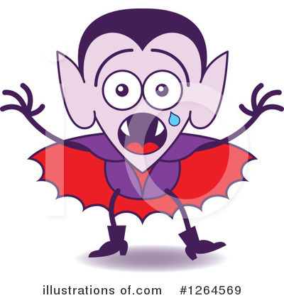 Royalty-Free (RF) Vampire Clipart Illustration by Zooco - Stock Sample #1264569