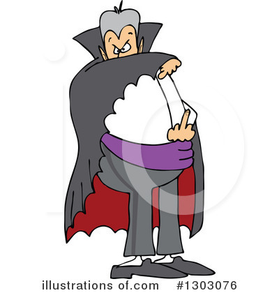 Royalty-Free (RF) Vampire Clipart Illustration by djart - Stock Sample #1303076