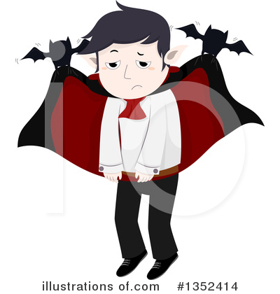 Vampire Bat Clipart #1352414 by BNP Design Studio