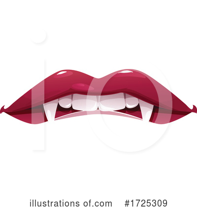 Lips Clipart #1725309 by Vector Tradition SM