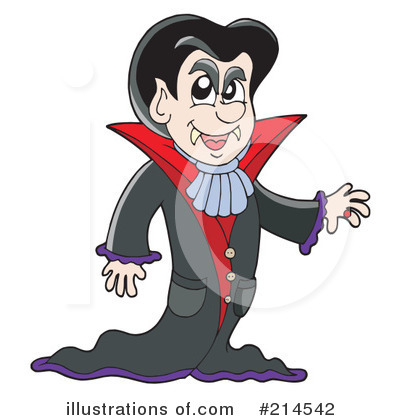 Royalty-Free (RF) Vampire Clipart Illustration by visekart - Stock Sample #214542