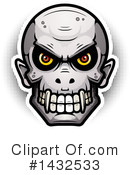 Vampire Skull Clipart #1432533 by Cory Thoman