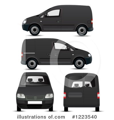 Mini Van Clipart #1223540 by vectorace