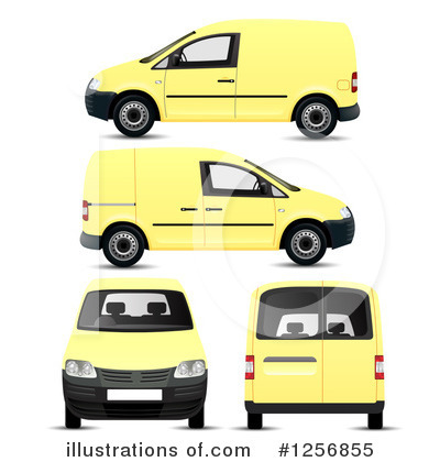Mini Van Clipart #1256855 by vectorace