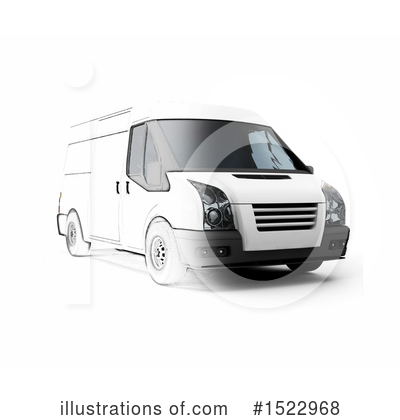 Delivery Van Clipart #1522968 by KJ Pargeter