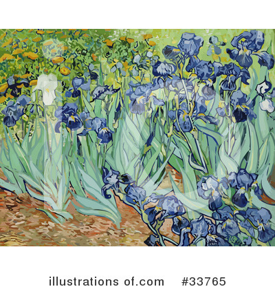 Royalty-Free (RF) Van Gogh Clipart Illustration by JVPD - Stock Sample #33765